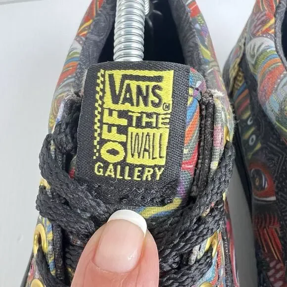 Vans Zio Ziegler Off The Wall Gallery Shoes Men 6.5 Women 8 Rare Multicolor NEW - Picture 5 of 12